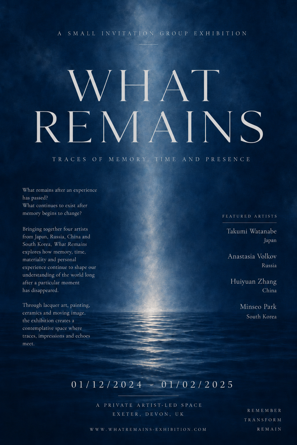 What Remains - Exhibition